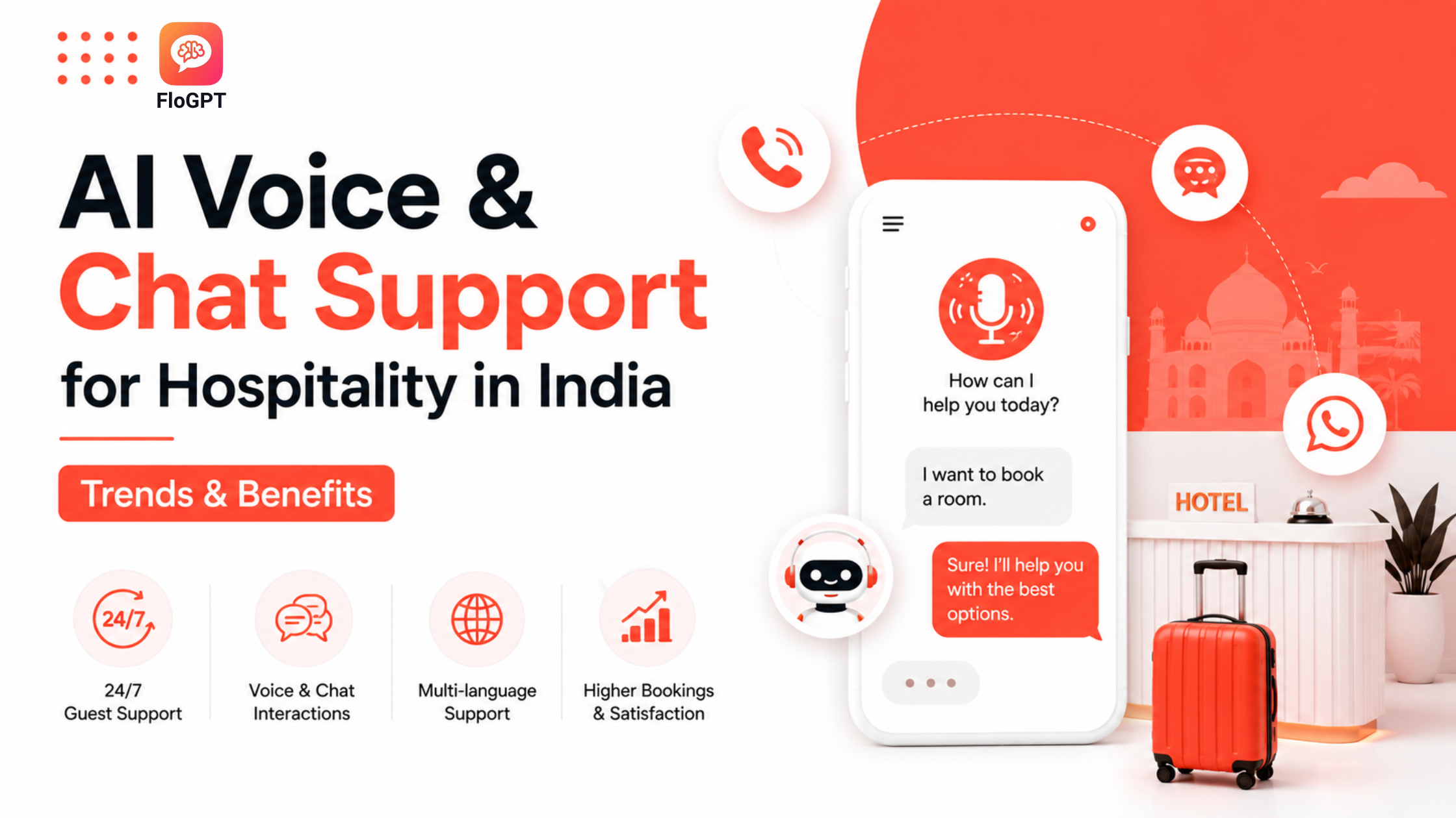 AI Voice & Chat Support for Hospitality in India | Trends & Benefits